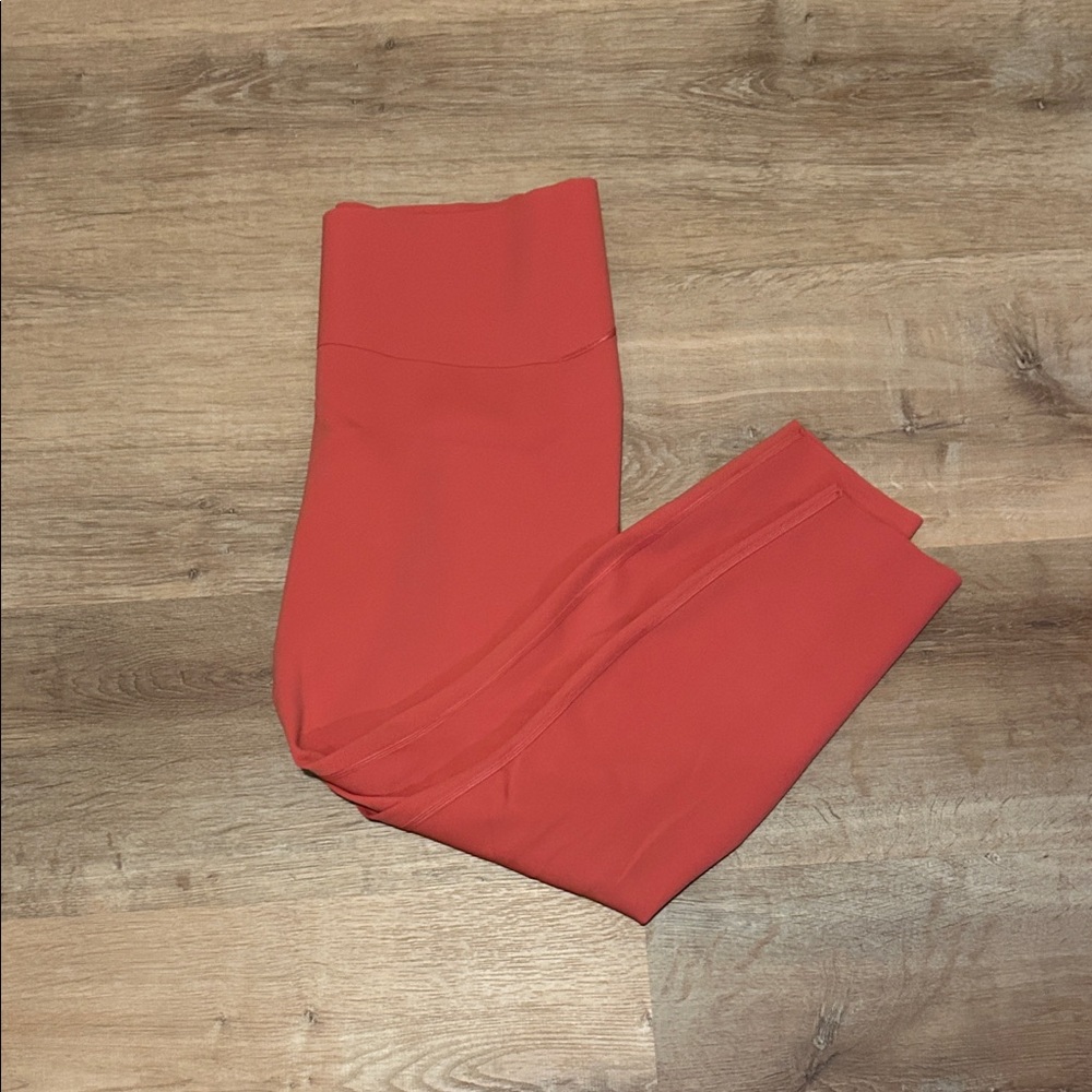 NWOT LULULEMON Glow Up HR Tight 26” Red Leggings